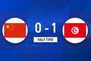 武之程失误送礼_u19国足vs突尼斯u23_足球比赛高清直播